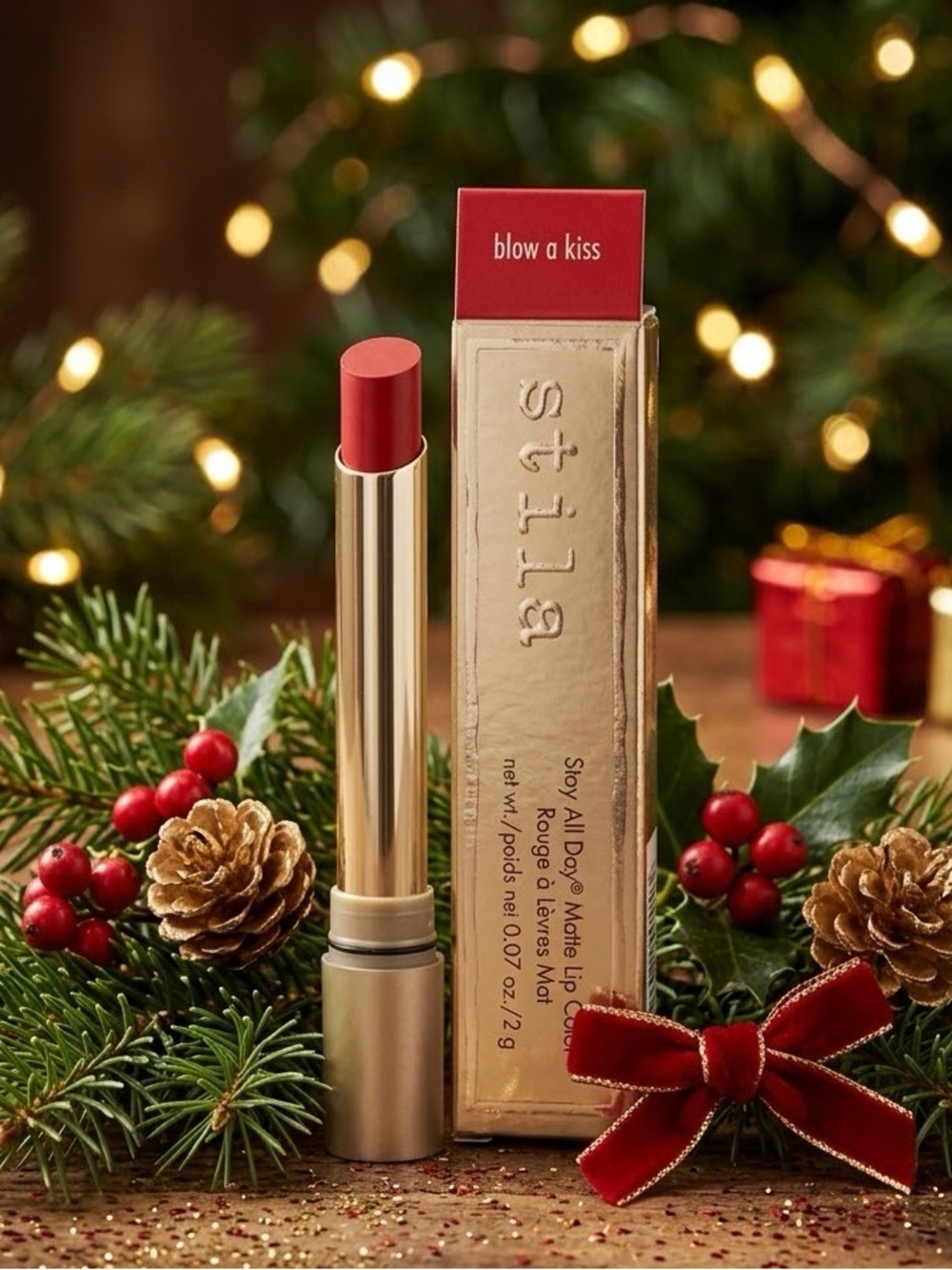 Stila Stay All Day Matte Lip Color — Blow a Kiss (Red)